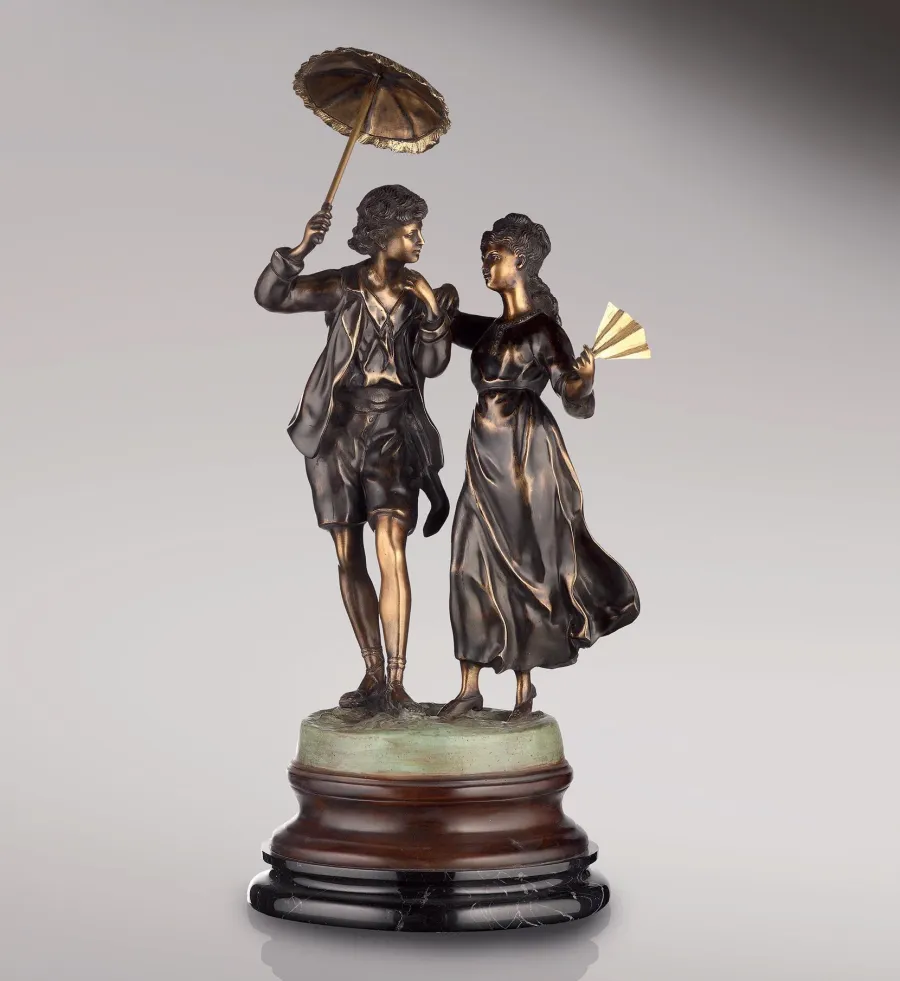 obrazek 1 Rzeźba z brązu pary tańczącej taniec wenecki - Fonderia Artistica Ruocco