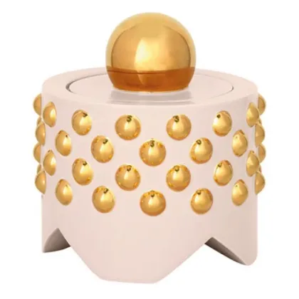 Zdjęcie Awangardowe małe okrągłe pudełko wykonane z ceramiki – Byfly