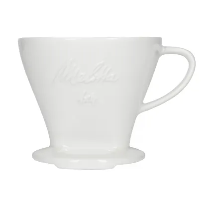 Zdjęcie Melitta porcelanowy dripper do kawy 1x4 - Biały MELITTA