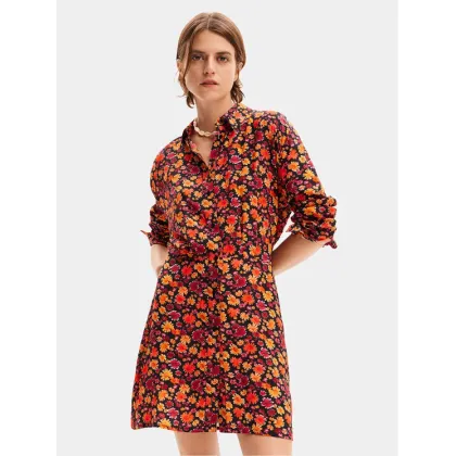 Zdjęcie Desigual Sukienka koszulowa Yesh 24SWVW29 Pomarańczowy Regular Fit