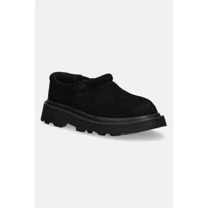 Zdjęcie UGG mokasyny zamszowe Tasman Lug męskie kolor czarny 1166913-BLK