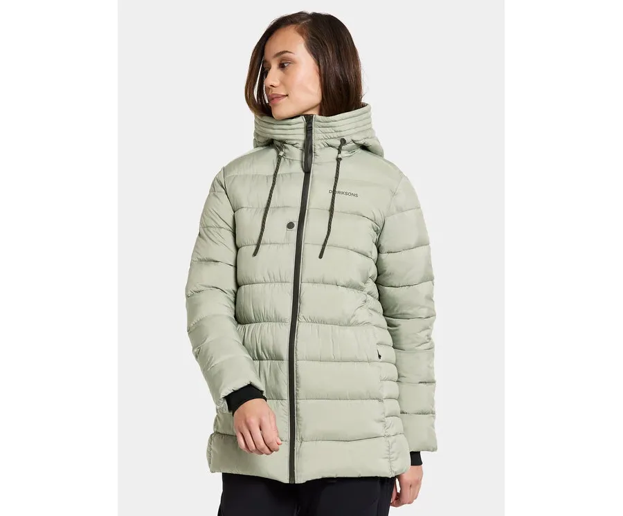 obrazek 1 Didriksons Kurtka zimowa Gisa Wns Jkt 505031 Zielony Regular Fit