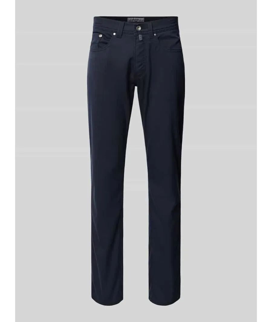 obrazek 1 Chinosy o kroju tapered fit z 5 kieszeniami model ‘LYON’