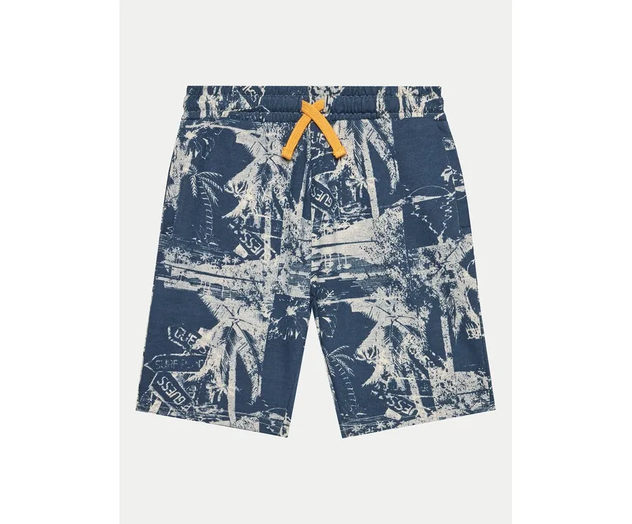 obrazek 1 Guess Szorty sportowe L4GD05 KA6R3 Granatowy Relaxed Fit