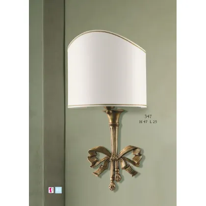 Zdjęcie Wyjątkowa lampa ścienna z kokardą 47×24 - Il Paralume Marina