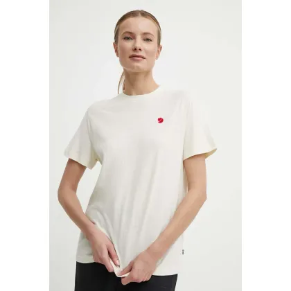Zdjęcie Fjallraven t-shirt Hemp Blend T-shirt damski kolor beżowy F14600163