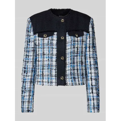 Zdjęcie Żakiet z okrągłym dekoltem i dodatkiem wełny model ‘Josola’