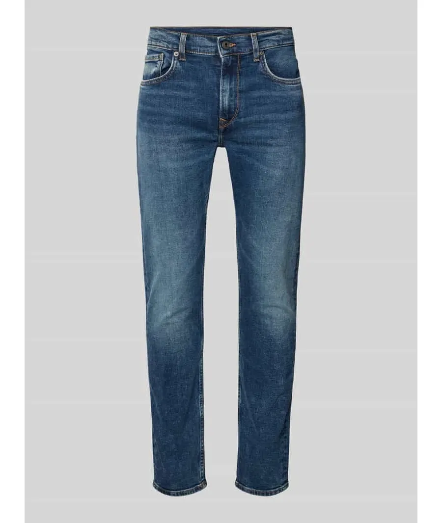 obrazek 1 Jeansy o kroju slim fit z 5 kieszeniami model ‘HATCH’