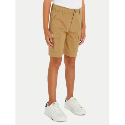 Zdjęcie Tommy Hilfiger Szorty materiałowe KB0KB08799 Beżowy Straight Fit
