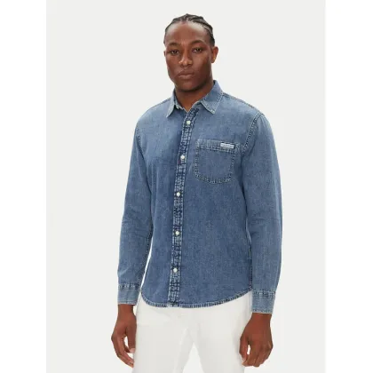 Zdjęcie Calvin Klein Jeans Koszula jeansowa LV040EM774 Niebieski Regular Fit