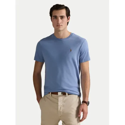 Zdjęcie Polo Ralph Lauren T-Shirt 710740727095 Niebieski Custom Slim Fit