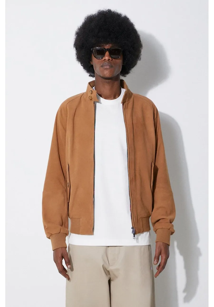 obrazek 1 Baracuta kurtka zamszowa G9 Suede męska kolor brązowy przejściowa BRCPS0939