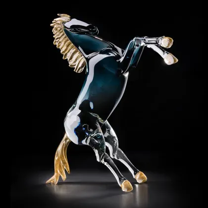 Zdjęcie Prestiżowa rzeźba konia do luksusowego wnętrza