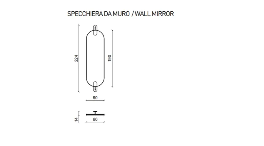 obrazek 3 Ekskluzywne lustro od sufitu do podłogi - Ulivi Salotti