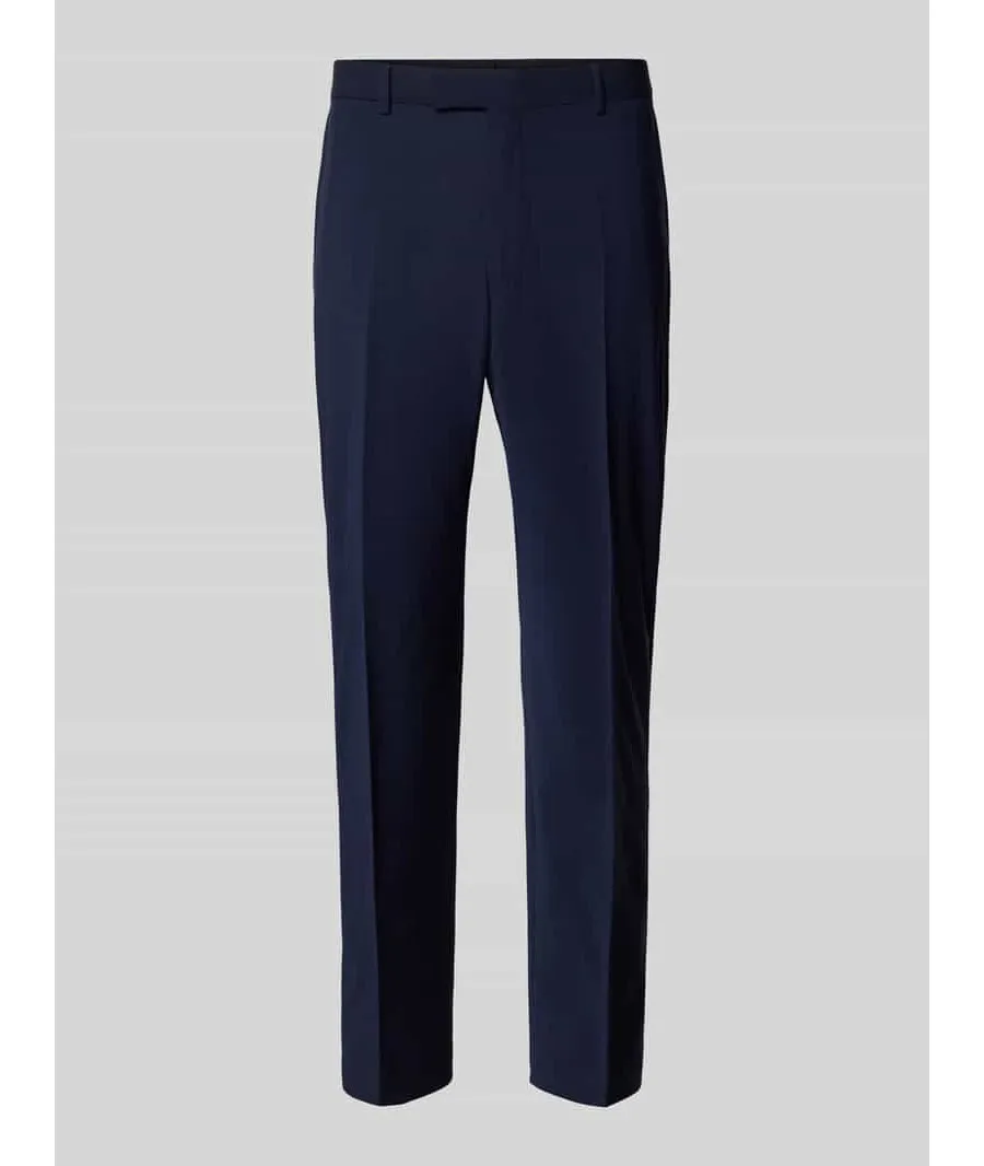 obrazek 1 Spodnie do garnituru o kroju regular fit w kant model ‘MERCER’