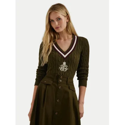 Zdjęcie LAUREN RALPH LAUREN Sweter 200951624001 Zielony Regular Fit