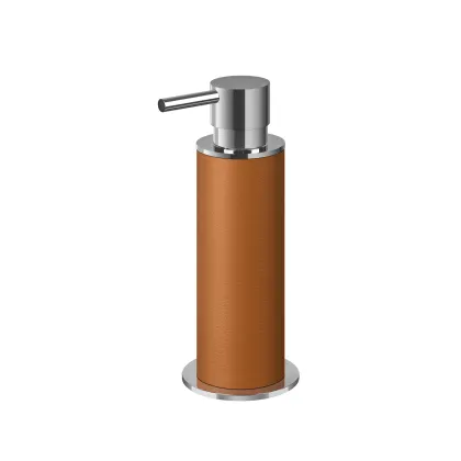 Picture Exclusive chrome dispenser Ø7xH19 cm in amber color