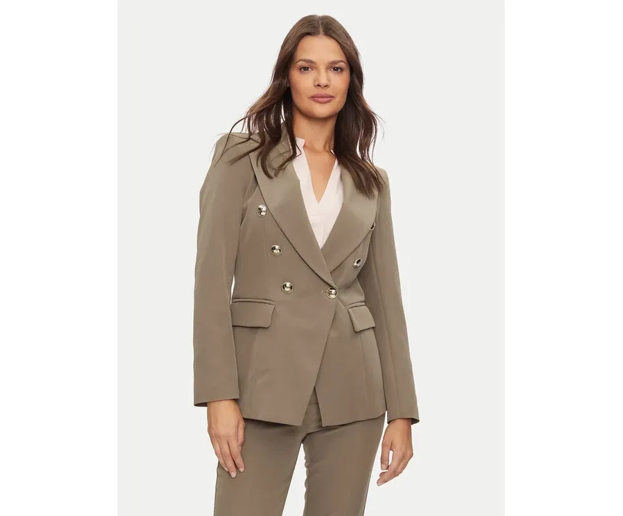 obrazek 1 Maryley Marynarka 24IB139/43WO Brązowy Regular Fit