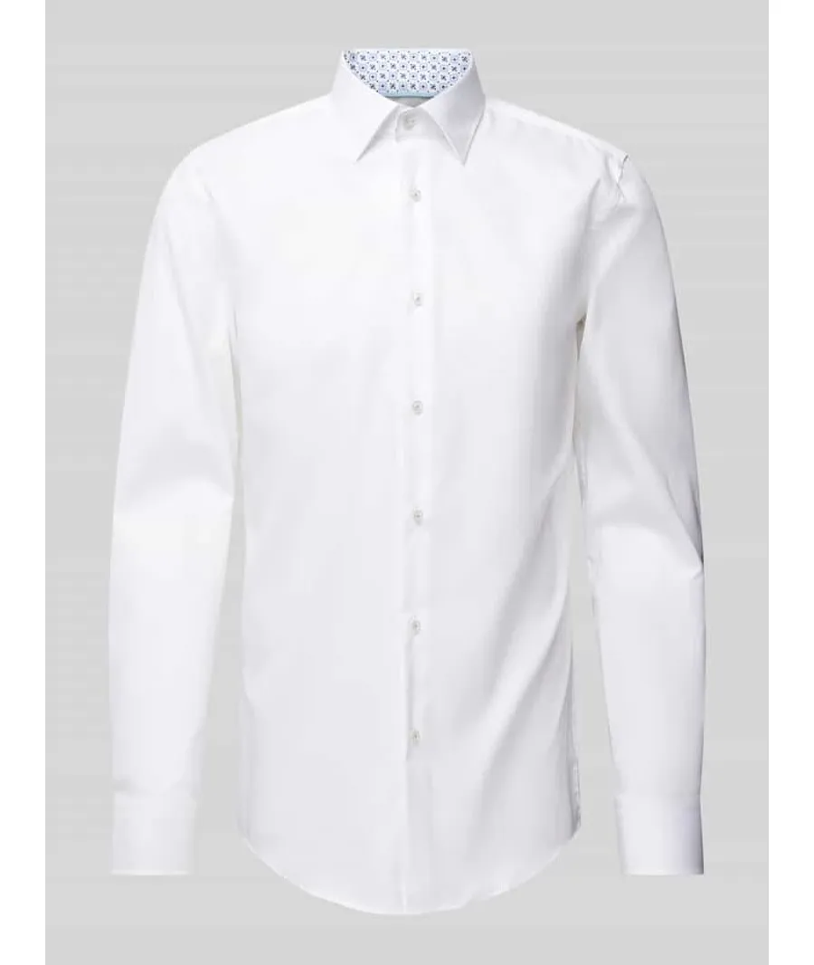 obrazek 1 Koszula biznesowa o kroju slim fit z listwą guzikową model ‘Hank’