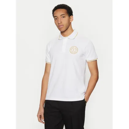 Zdjęcie Versace Jeans Couture Polo 78GAGT00 Biały Regular Fit