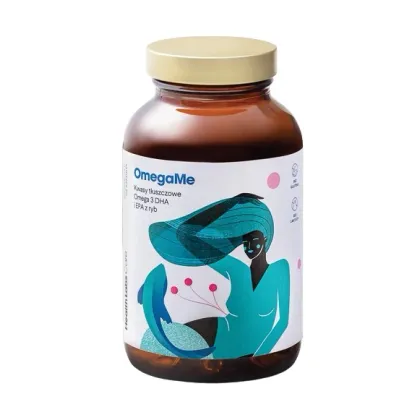 Zdjęcie Health Labs OmegaMe, Kwasy tłuszczowe omega-3 DHA i EPA z ryb, Kapsułki Health Labs Care