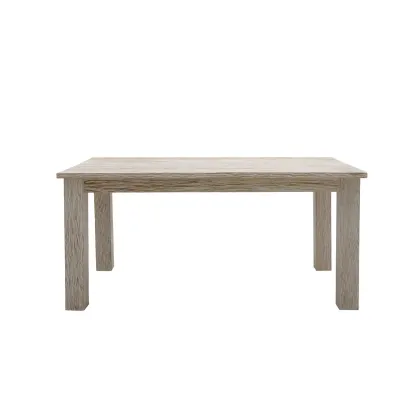 Zdjęcie Wyjątkowy prostokątny stół do jadalni z litym blatem White Sand