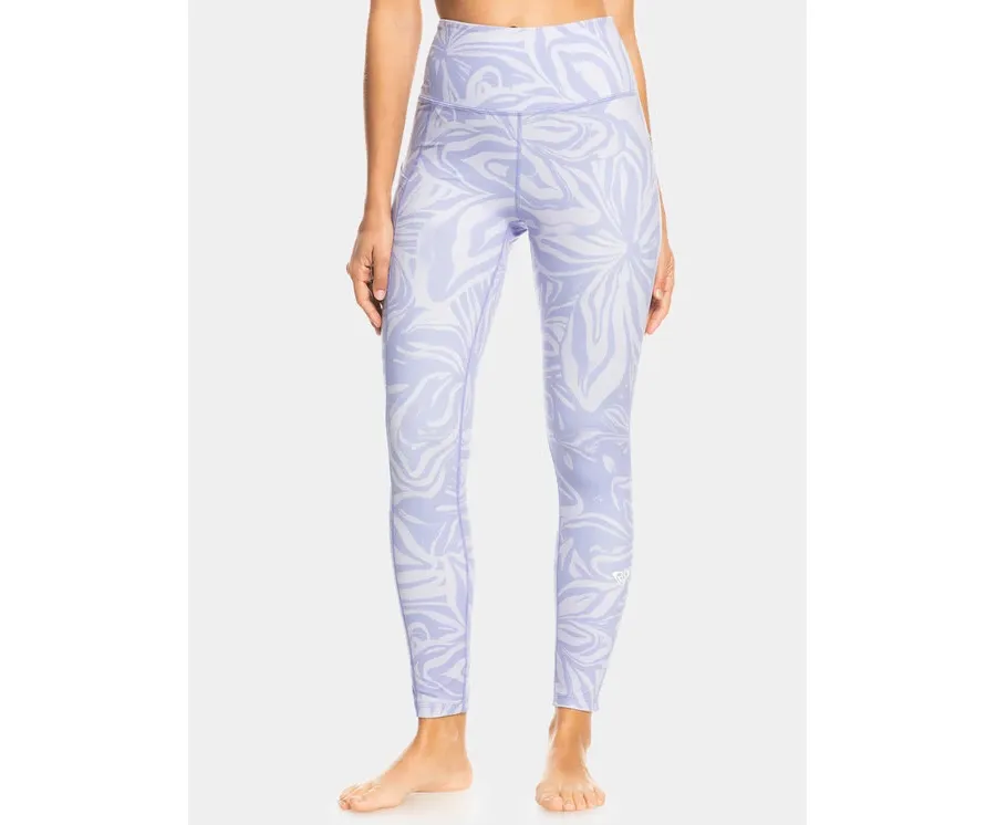 obrazek 1 Roxy Legginsy Heart Into Ankl Ndpt ERJNP03492 Fioletowy Slim Fit