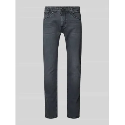 Zdjęcie Jeansy o kroju tapered fit z 5 kieszeniami model ‘SPIKE’