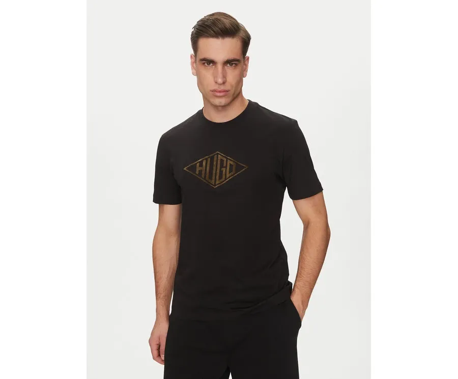 obrazek 1 HUGO T-Shirt Dalendi 50534934 Czarny Regular Fit