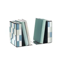 Picture Original shelf ending made of wood, veneer and metal