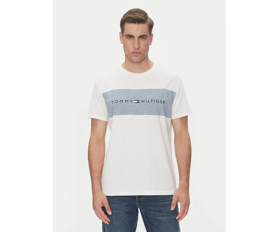 obrazek 1 Tommy Hilfiger T-Shirt UM0UM03418 Biały Regular Fit