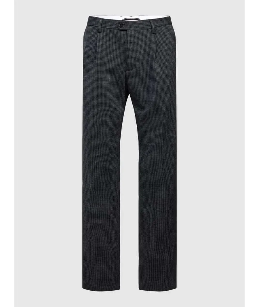 obrazek 1 Spodnie do garnituru ze wzorem w kratę model ‘HAMPTON’