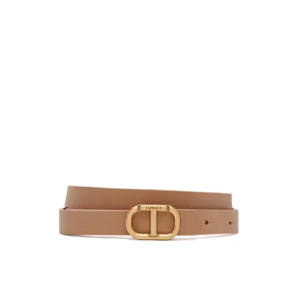 Zdjęcie TWINSET Pasek Damski 251TA4381 Beżowy