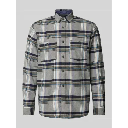 Zdjęcie Koszula flanelowa o kroju comfort fit z czystej bawełny ze wzorem w kratkę