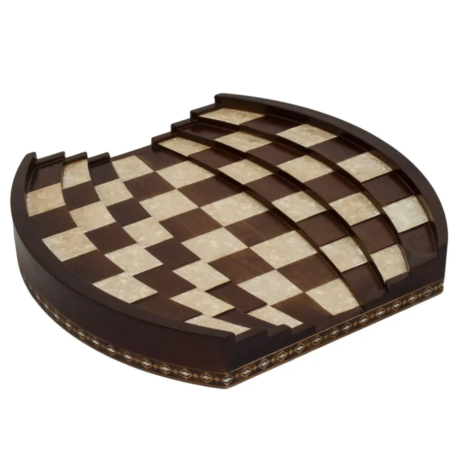obrazek 1 Szachownica 3D z naturalnego drewna - Helena Woodart
