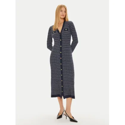 Zdjęcie Tommy Hilfiger Sukienka dzianinowa WW0WW43083 Granatowy Regular Fit