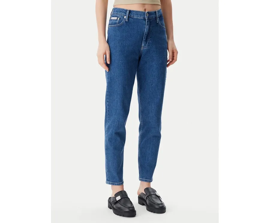 obrazek 1 Calvin Klein Jeans Jeansy J20J225505 Niebieski Mom Fit