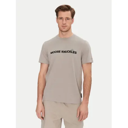 Zdjęcie Moose Knuckles T-Shirt Conway M15MT760 Szary Regular Fit