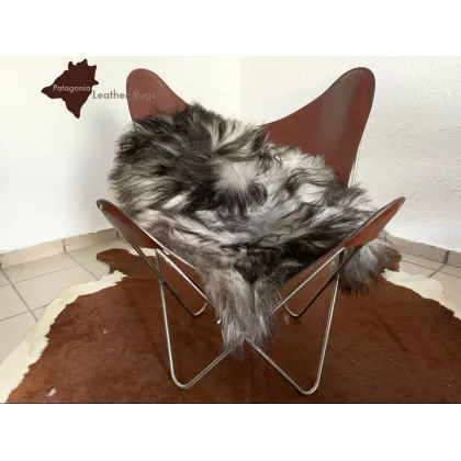 Zdjęcie Designerski dywan z owczej skóry Island