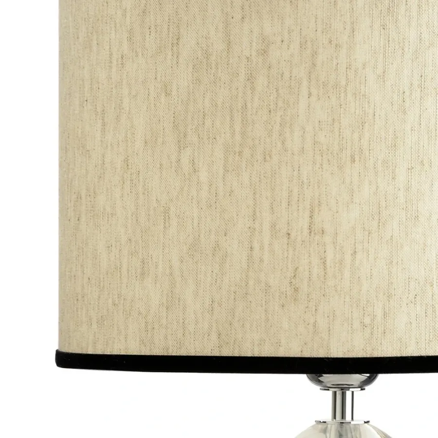 obrazek 5 Lampa stołowa dmuchanymi elementami kryształowymi H.80xL.30xP.30 cm