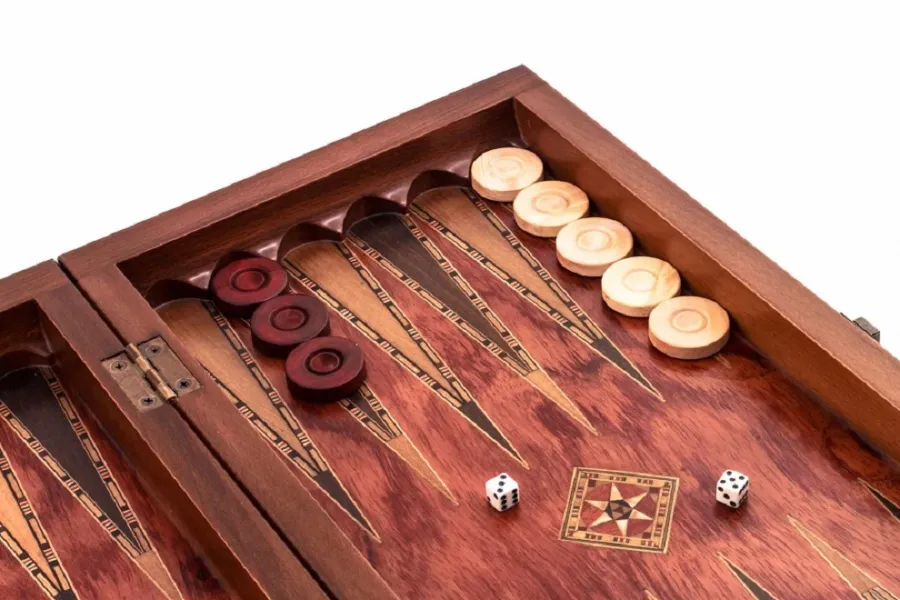 obrazek 2 Luksusowy komplet do rozgrywki w backgammon - Helena Woodart