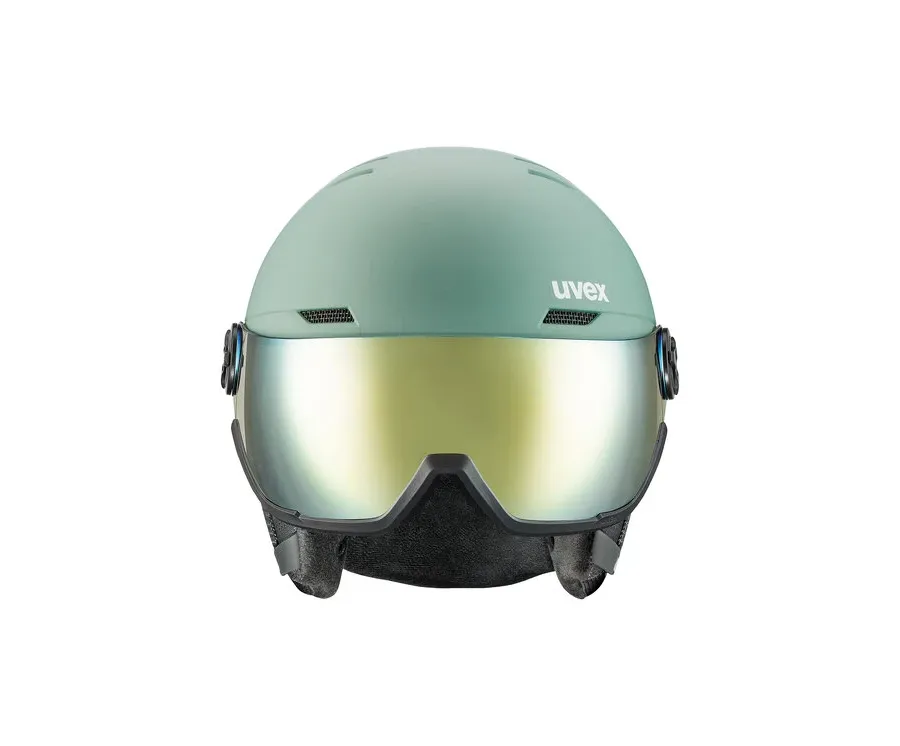 obrazek 1 Uvex Kask narciarski Wanted Visor 56/6/262/11/05 Zielony