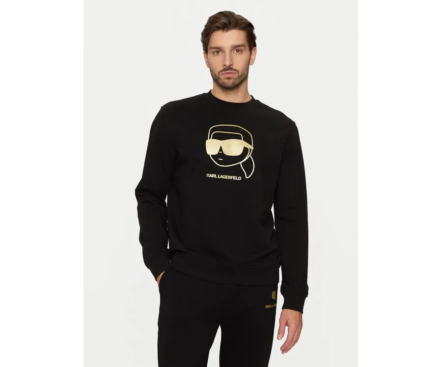 obrazek 1 KARL LAGERFELD Bluza 705462 551900 Czarny Regular Fit