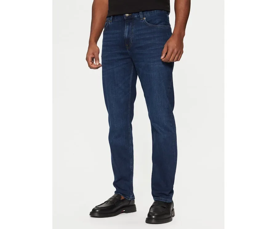 obrazek 1 Tommy Hilfiger Jeansy Denton MW0MW39034 Granatowy Straight Fit