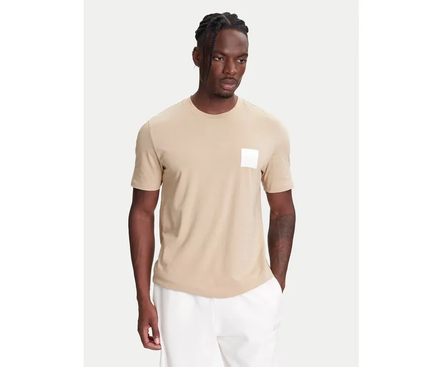 obrazek 1 HUGO T-Shirt Dapusi 50544458 Beżowy Regular Fit