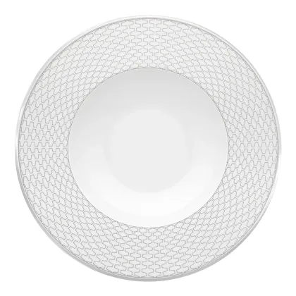 Zdjęcie Talerz na makaron z porcelany Trasso z geometrycznym wzorem - Vista Alegre