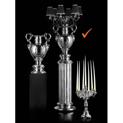 Picture Designer lamp decorated with platinum