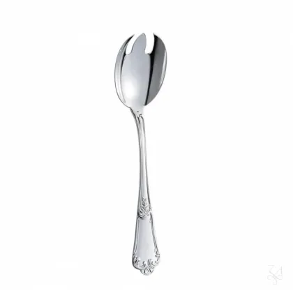 Zdjęcie Pięknie zdobiony widelec do sałatek wykonany ze srebra - Zaramella Argenti