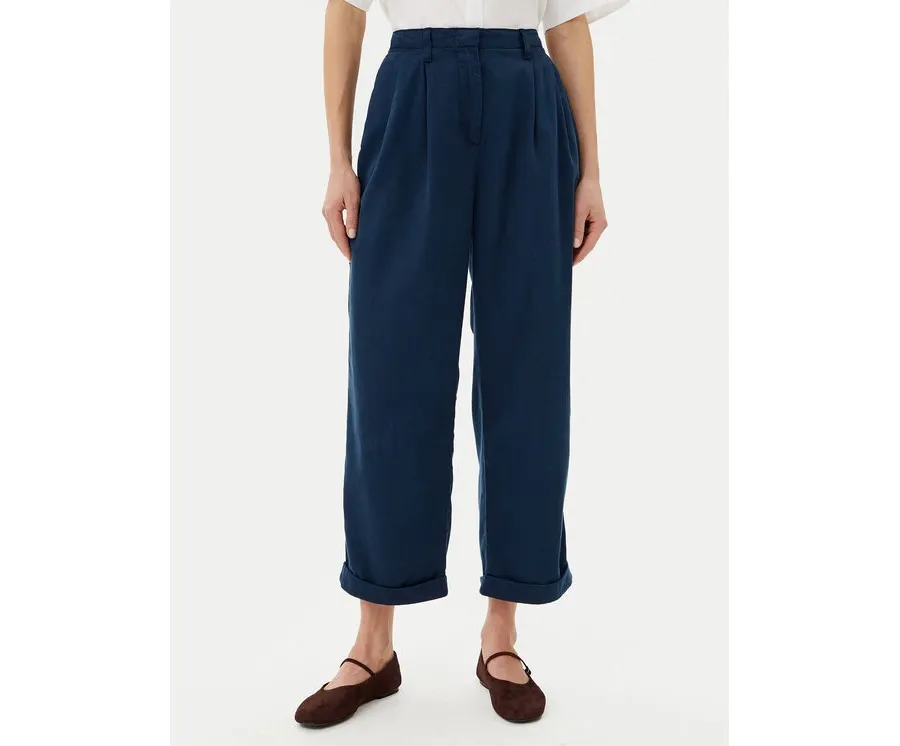 obrazek 1 Tommy Hilfiger Spodnie materiałowe WW0WW45589 Granatowy Relaxed Fit