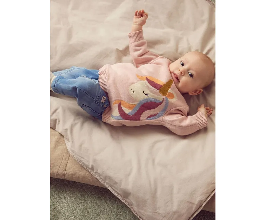 obrazek 1 NAME IT Sweter 13211981 Różowy Regular Fit